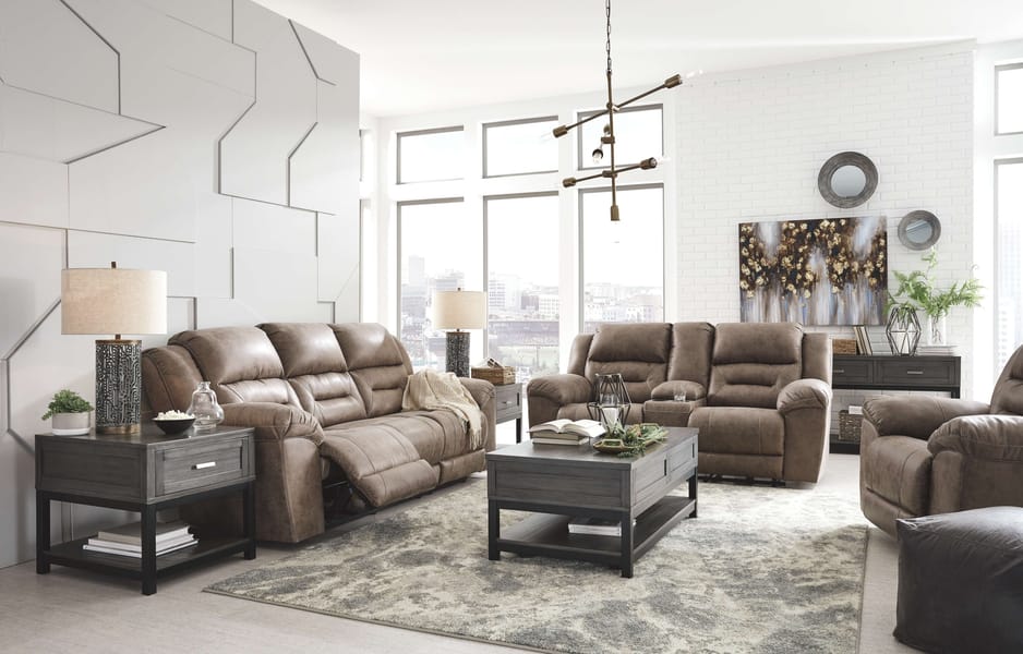 Ashley Living Room 3 Piece Power Reclining Living Room Set 39905-87-96-98