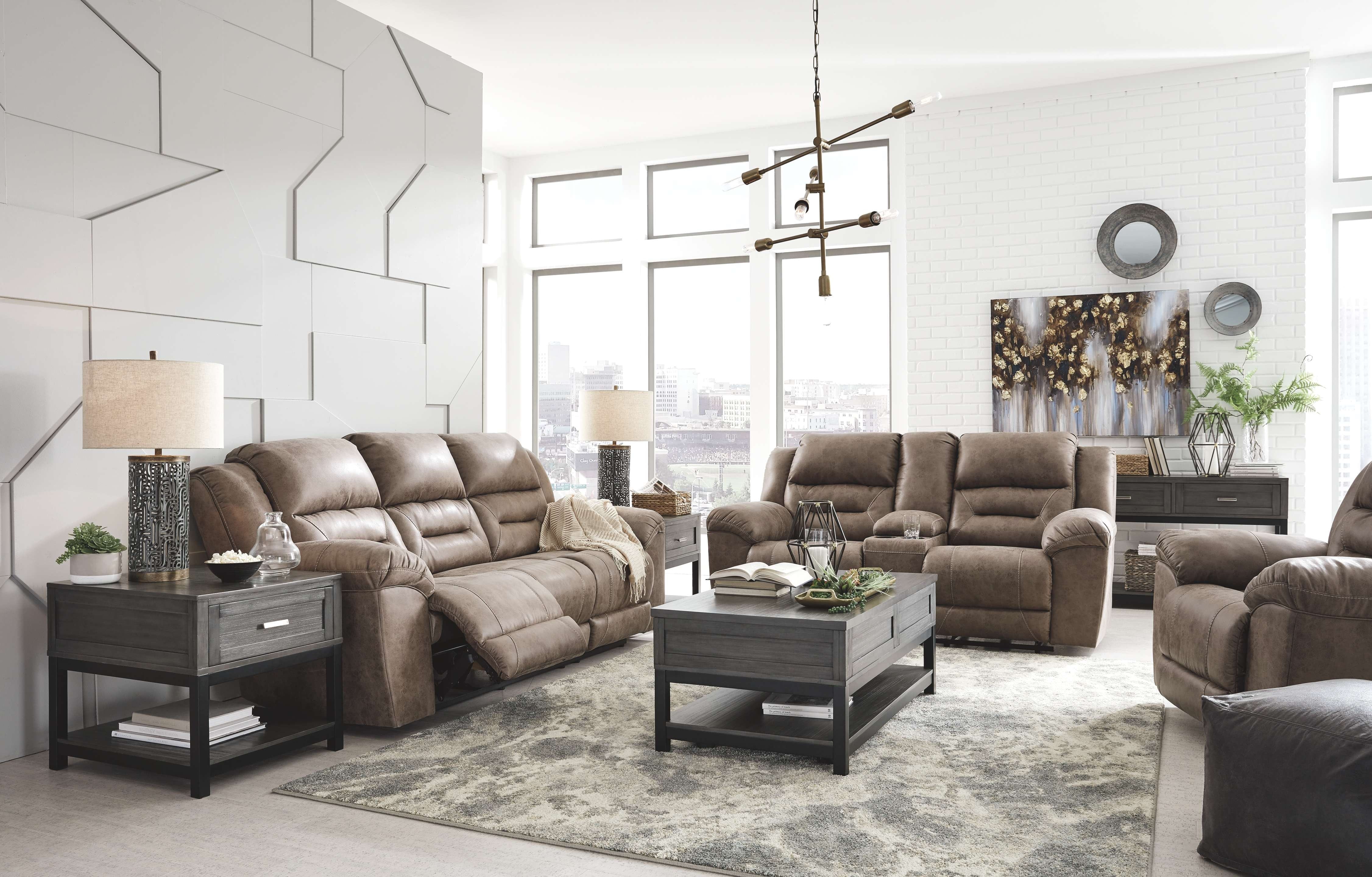 Ashley Living Room 3 Piece Power Reclining Living Room Set 39905-88-94-25