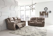 Ashley Living Room Reclining Sofa & Loveseat Set 39905-88-94