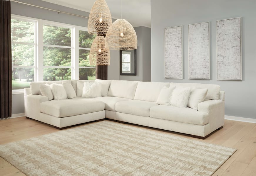 Ashley Living Room Chaise Sectional 52204-16-77-46-67