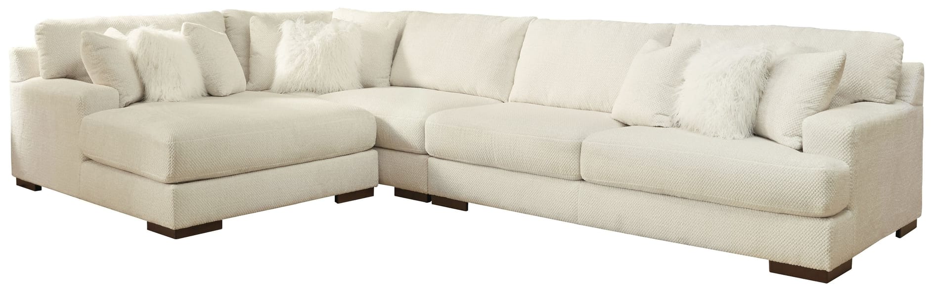 Ashley Living Room Chaise Sectional 52204-16-77-46-67