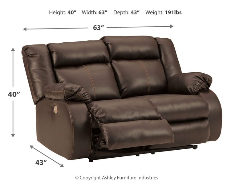 Ashley Living Room Reclining Power Loveseat 5350574
