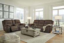 Ashley Living Room Reclining Power Sofa and Loveseat 54204-87-96