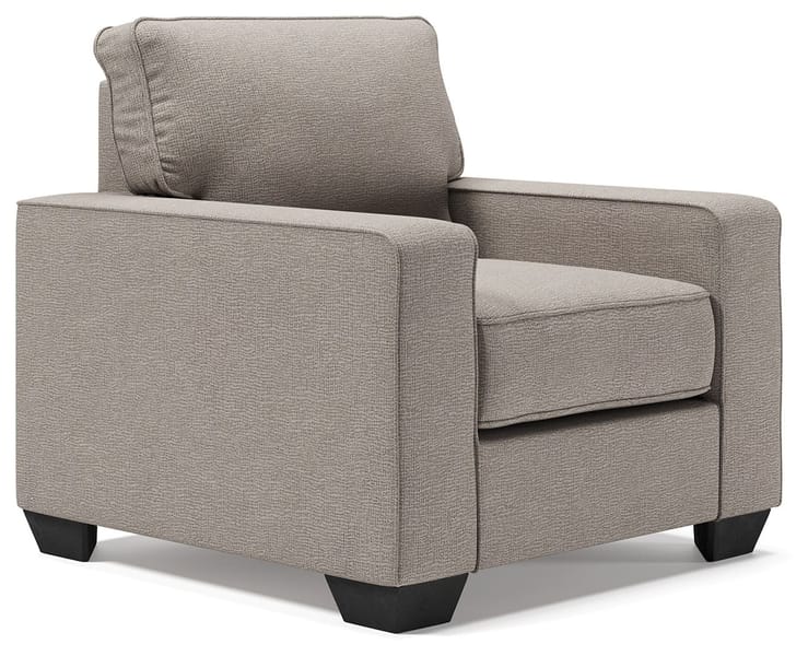 Ashley Living Room Chair with Ottoman 55104-20-14