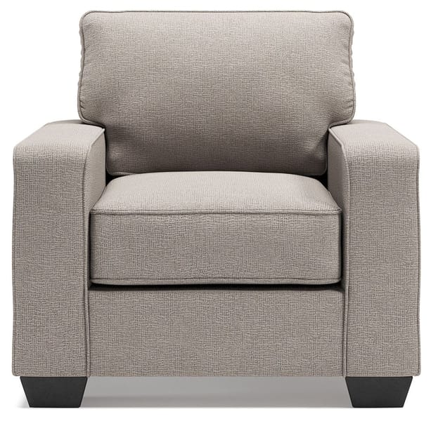 Ashley Living Room Chair with Ottoman 55104-20-14
