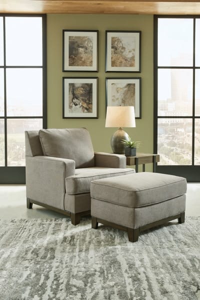 Ashley Living Room Chair with Ottoman 56303-20-14