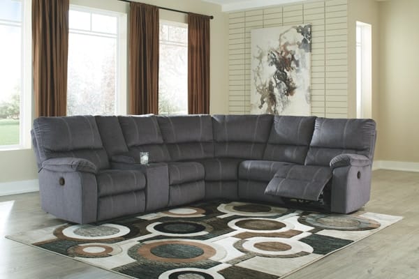 Ashley Living Room Reclining Sectional 57201-76-77-85