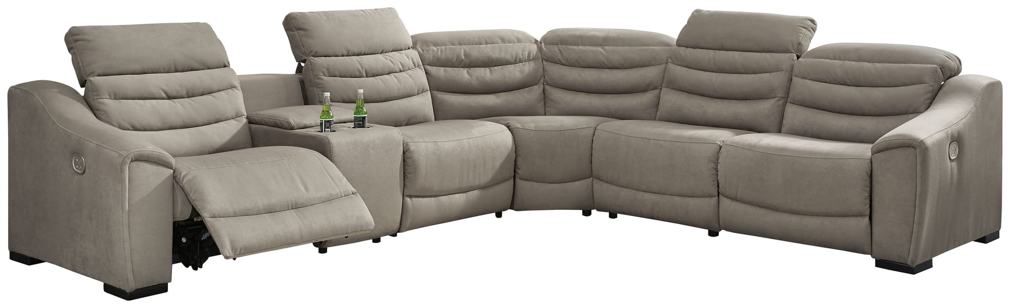 Ashley Living Room Power Reclining Sectional 58504-58-57-46-77-46-62