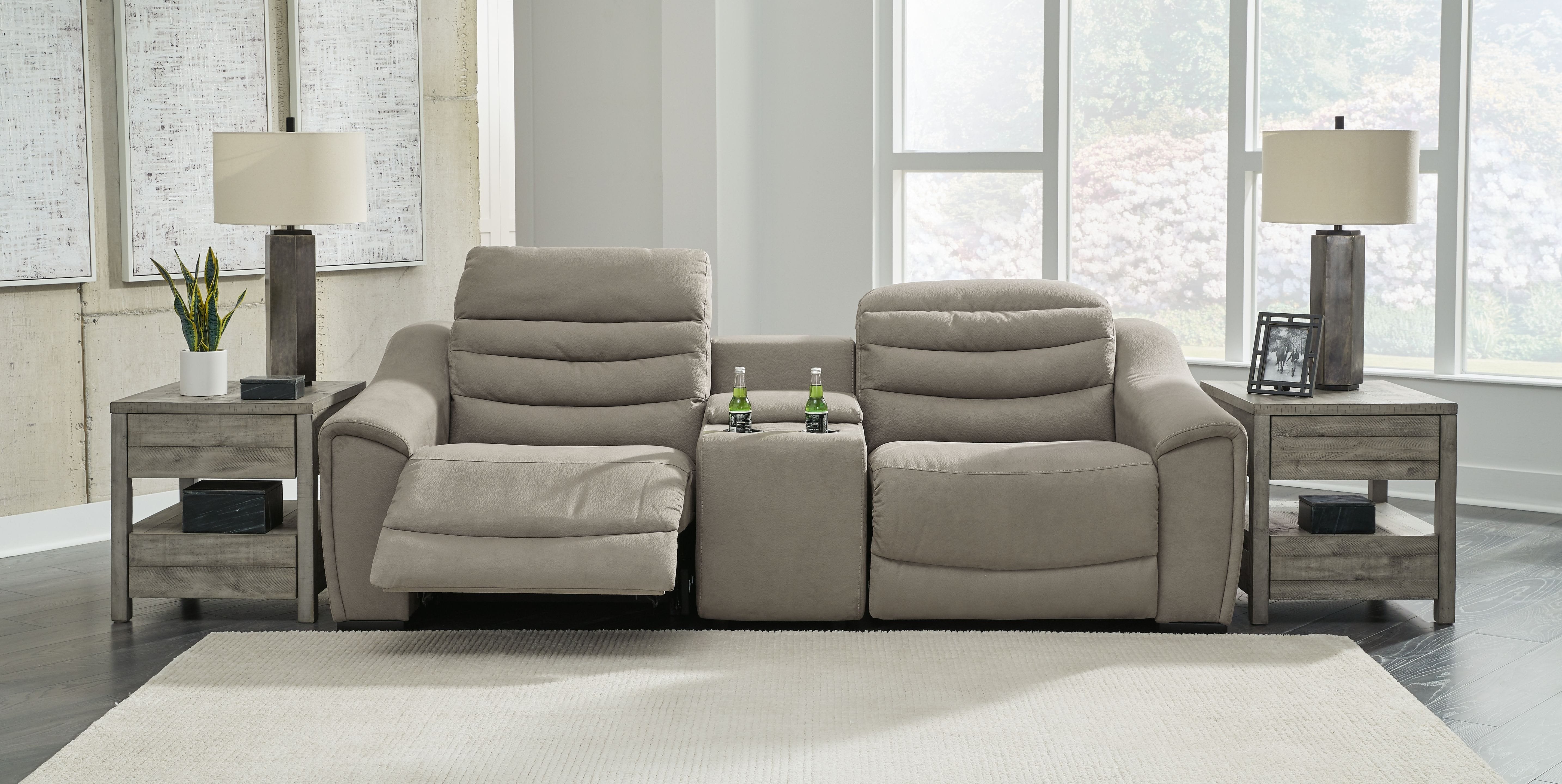 Ashley Living Room Power Reclining Sectional 58504-58-57-62