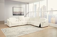 Ashley Living Room Power Reclining Sectional 58505-58-57-31-77-31-62