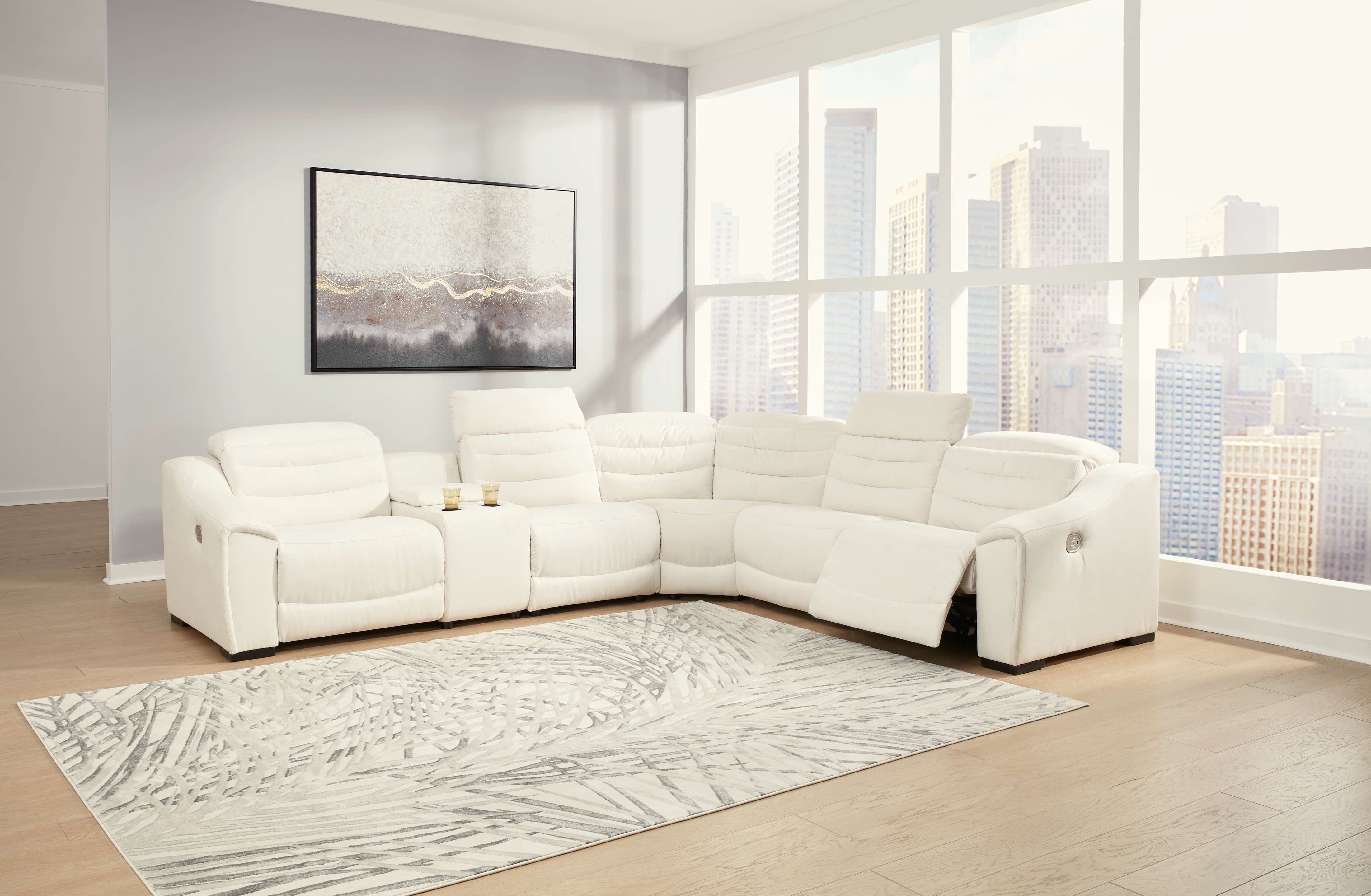 Ashley Living Room Power Reclining Sectional 58505-58-57-46-77-46-62