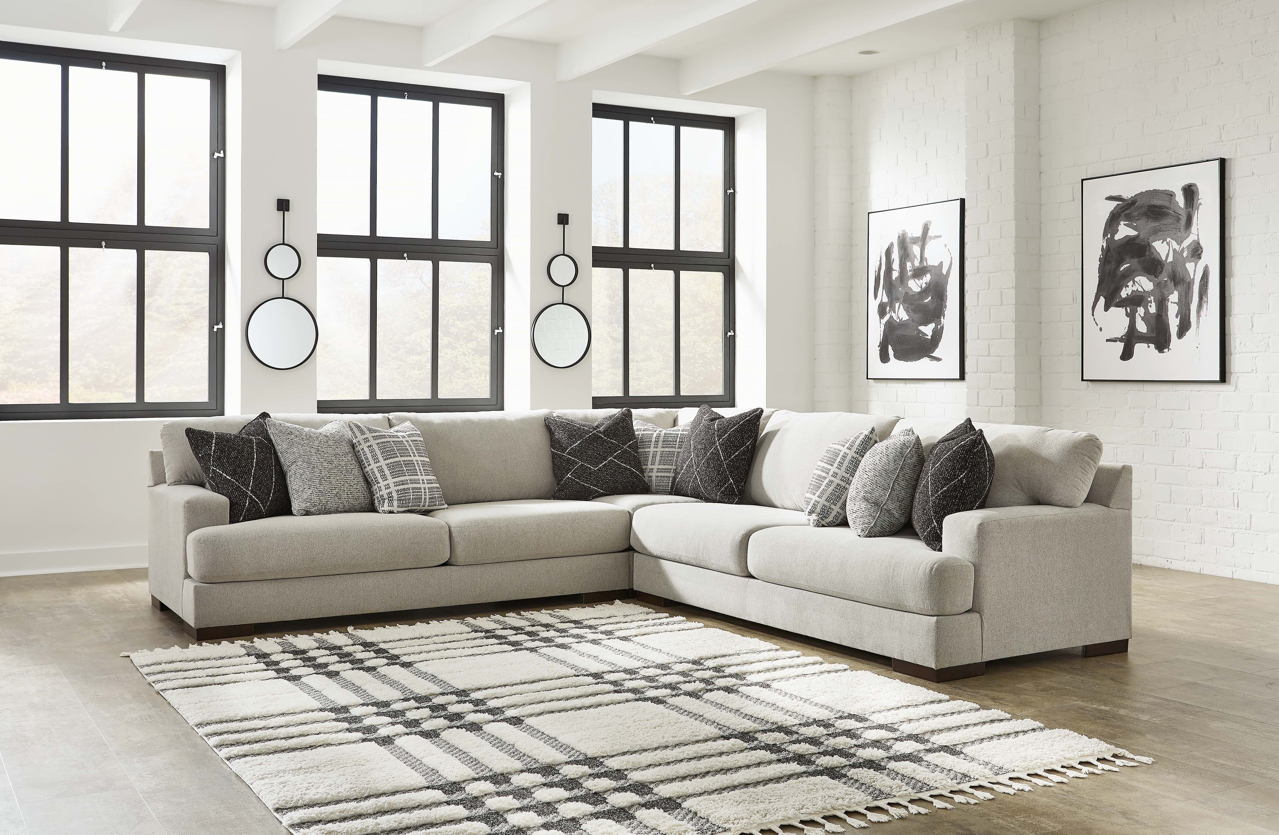 Ashley Living Room Sectional 58605-66-77-67