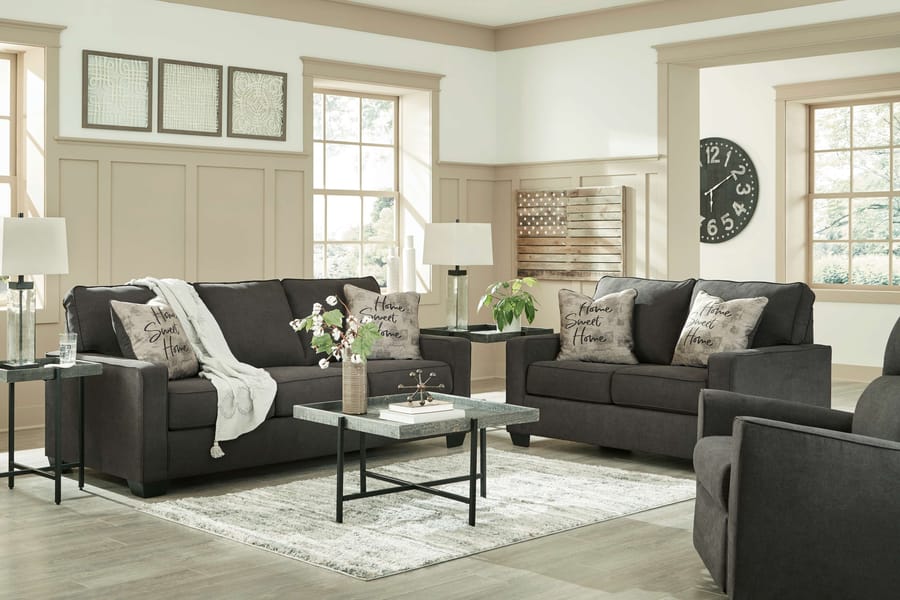 Ashley Living Room Sofa and Loveseat 59005-38-35