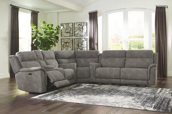 Ashley Living Room Power Reclining Sectional 59301-47-77-18