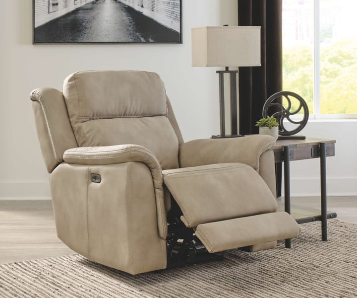 Ashley Living Room 4 Piece Power Reclining Adjustable Headrest Living Room Set 59302-47-77-18-13