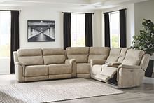 Ashley Living Room Power Reclining Sofa with Adjustable Headrest Sectional 59302-47-77-18