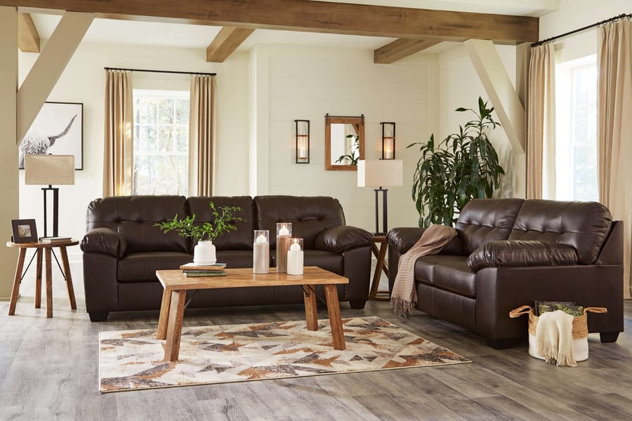 Ashley Living Room Sofa and Loveseat 59704-38-35
