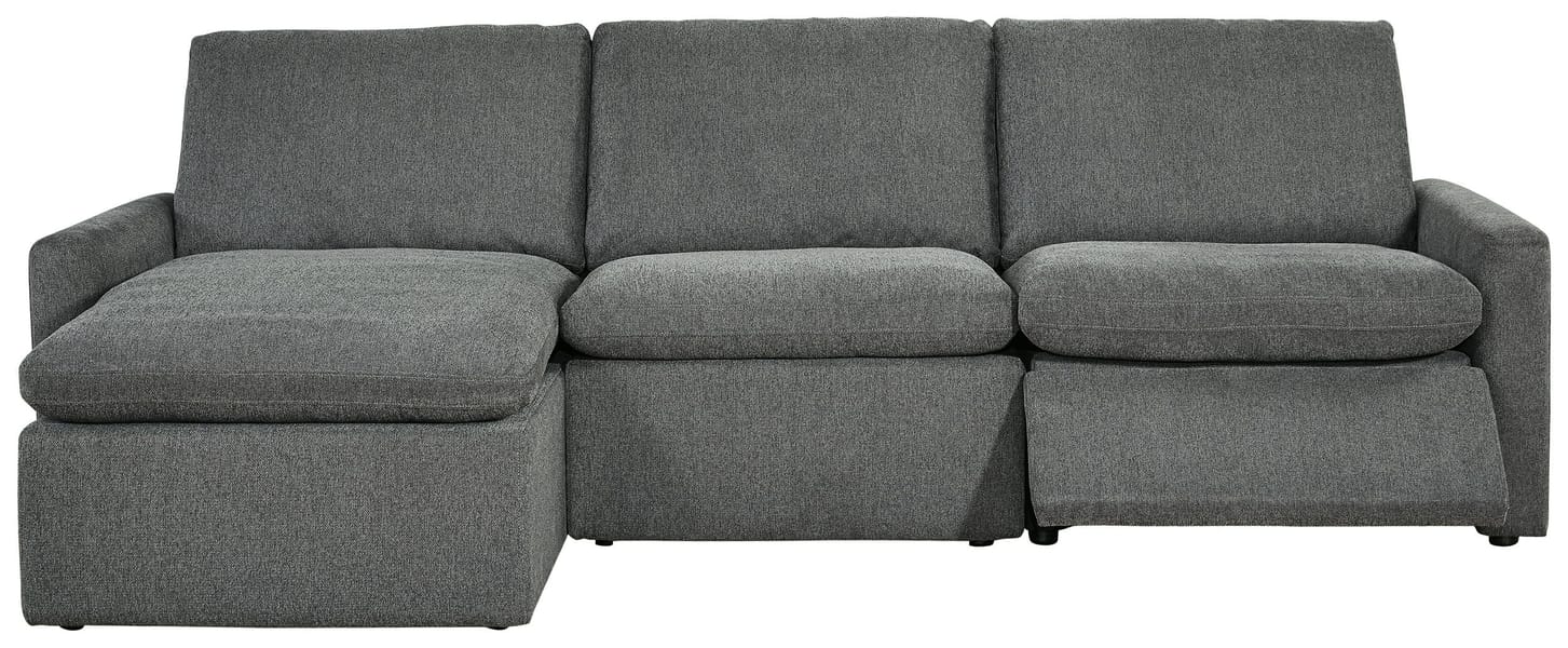 Ashley Living Room Left Arm Facing Sofa Chaise 3 Piece Power Sectional 60508-16-46-62