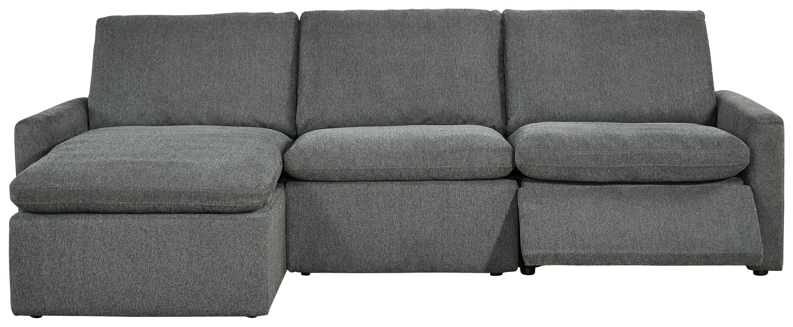 Ashley Living Room Left Arm Facing Sofa Chaise 3 Piece Power Sectional 60508-16-46-62