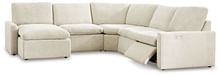 Ashley Living Room Left Arm Facing Corner Chaise 5 Pc Power Sectional 60509-16-46-77-31-62