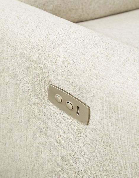 Ashley Living Room Right Arm Facing Corner Chaise 5 Pc Power Sectional 60509-58-31-77-46-17