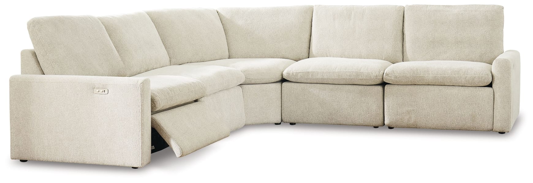 Ashley Living Room Left Arm Facing Recliner 5 Pc Power Sectional 60509-58-31-77-46-62
