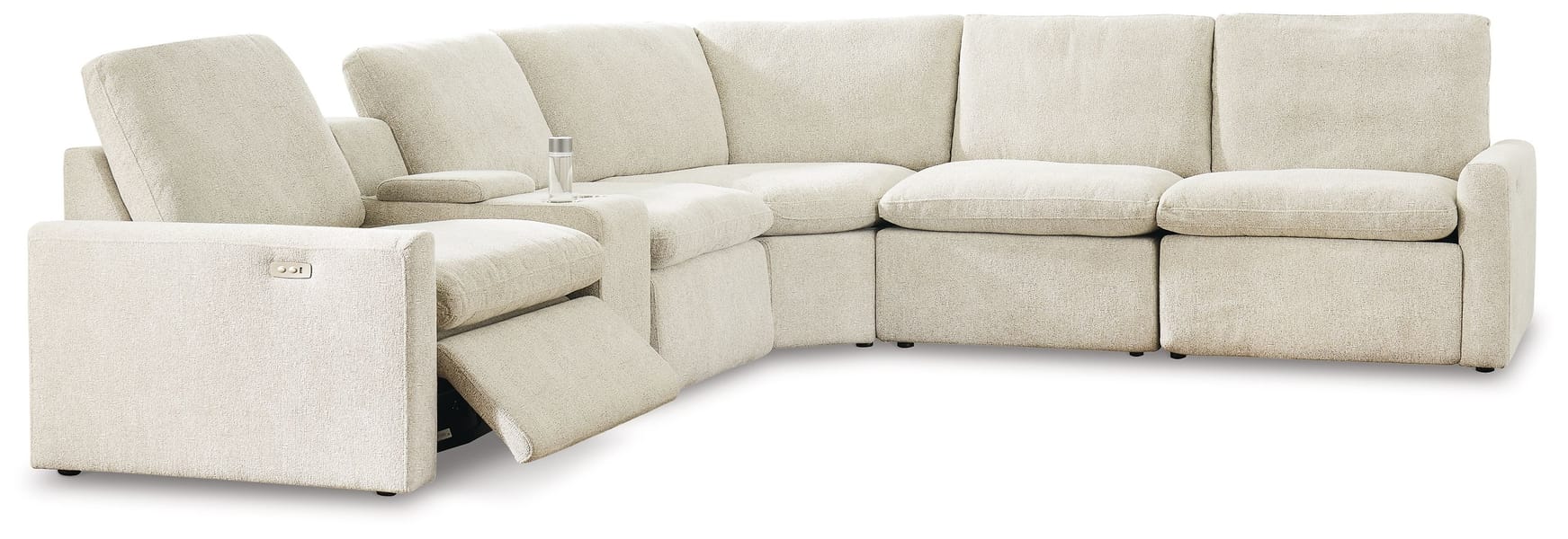 Ashley Living Room Left Arm Facing Recliner 6 Pc Power Sectional 60509-58-57-31-77-46-62