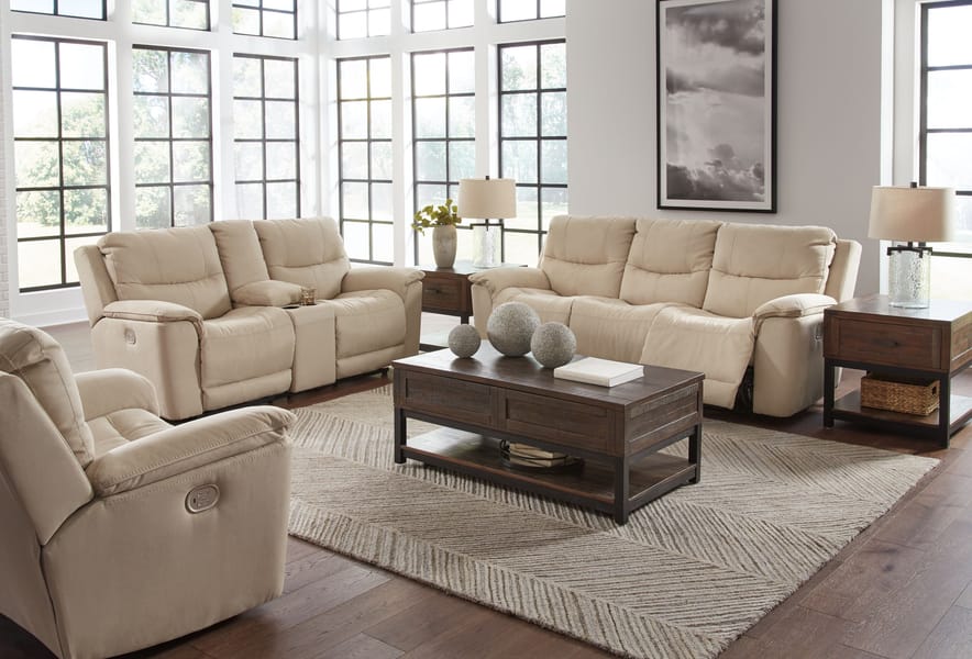 Ashley Living Room 3 Piece Power Reclining Living Room Set 60807-15-18-13