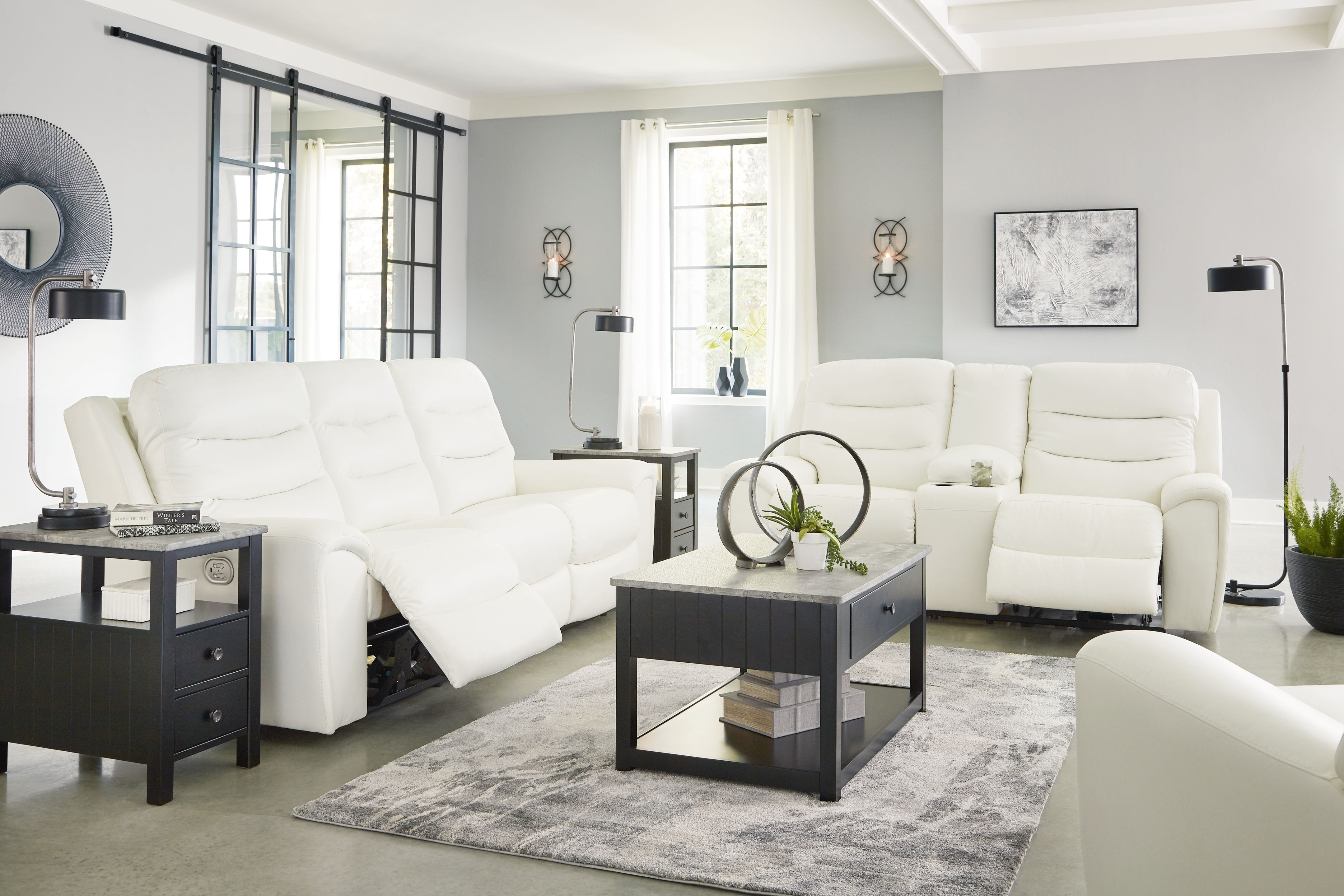 Ashley Living Room 3 Piece Power Reclining Living Room Set 61104-15-18-13