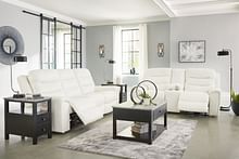 Ashley Living Room 2 Piece Power Reclining Sofa and Loveseat 61104-15-18