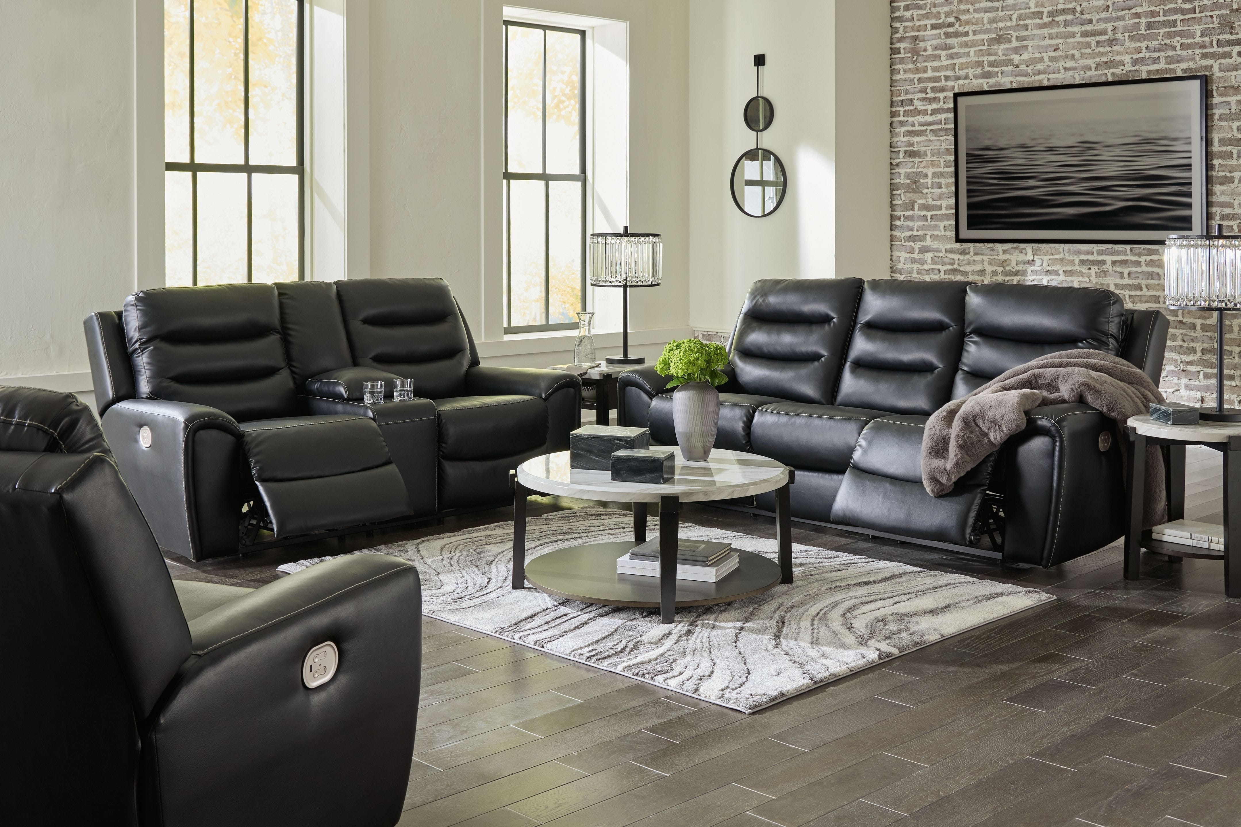 Ashley Living Room 3 Piece Power Reclining Living Room Set 61105-18-15-13