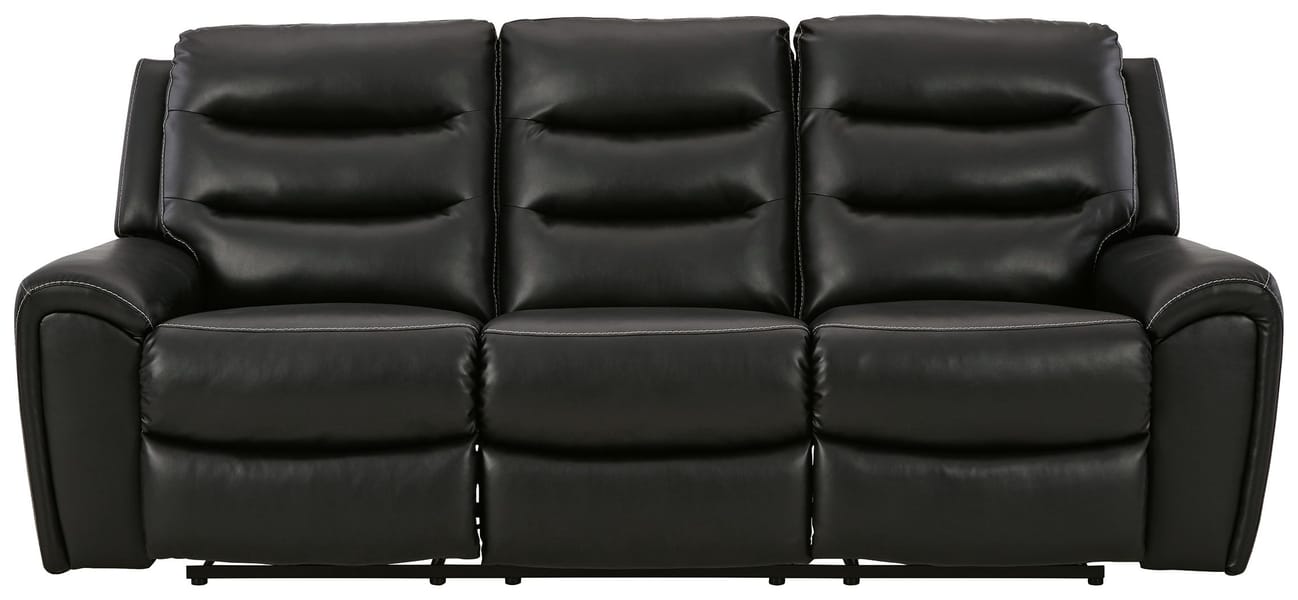 Ashley Living Room 2 Piece Power Reclining Sofa and Loveseat 61105-18-15