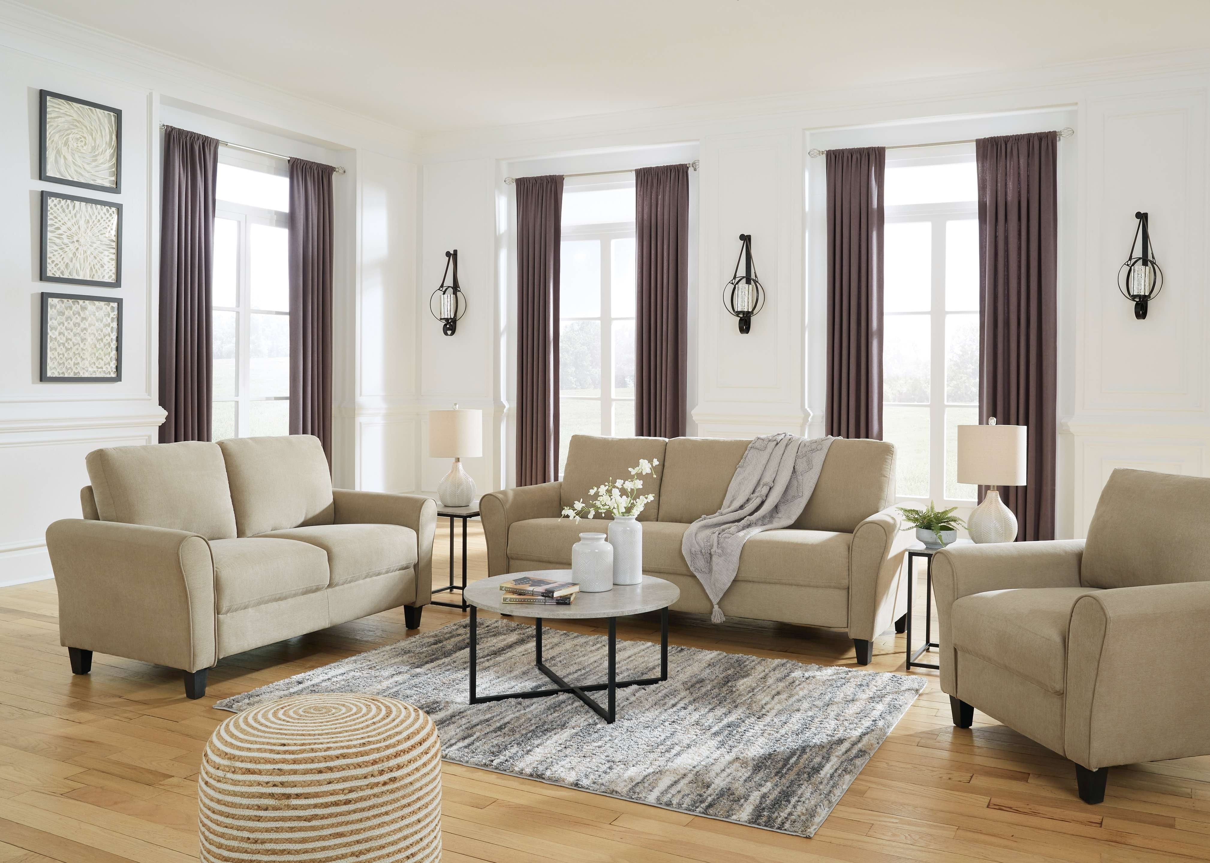 Ashley Living Room 3 Piece Living Room Set 61304-38-35-20