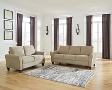 Ashley Living Room Sofa and Loveseat 61304-38-35