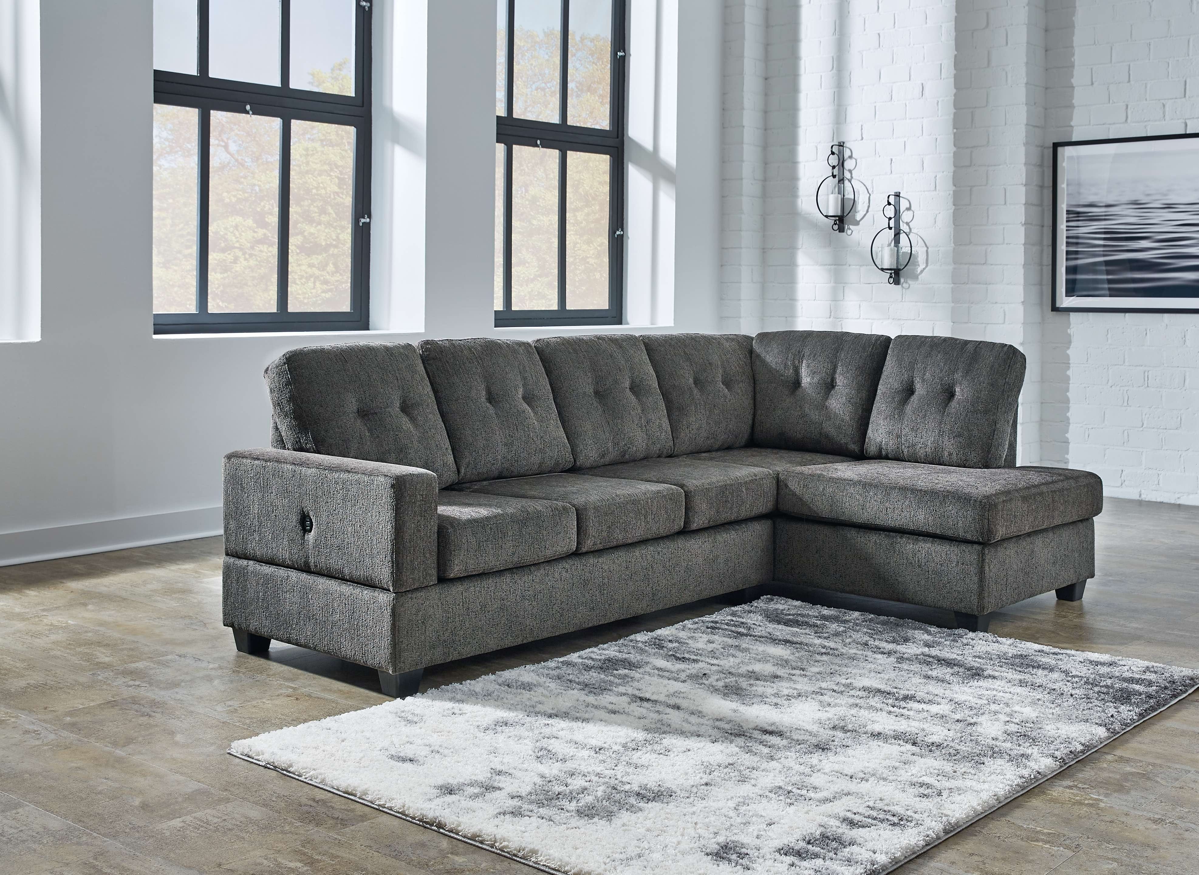 Ashley Living Room Chaise Sectional 61701-66-17