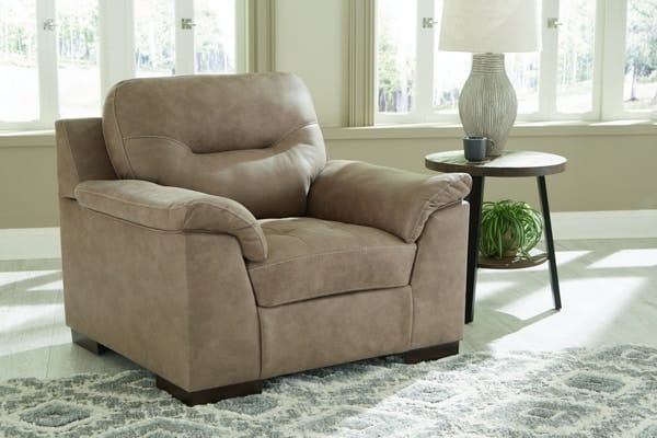 Ashley Living Room Chair with Ottoman 62003-20-14