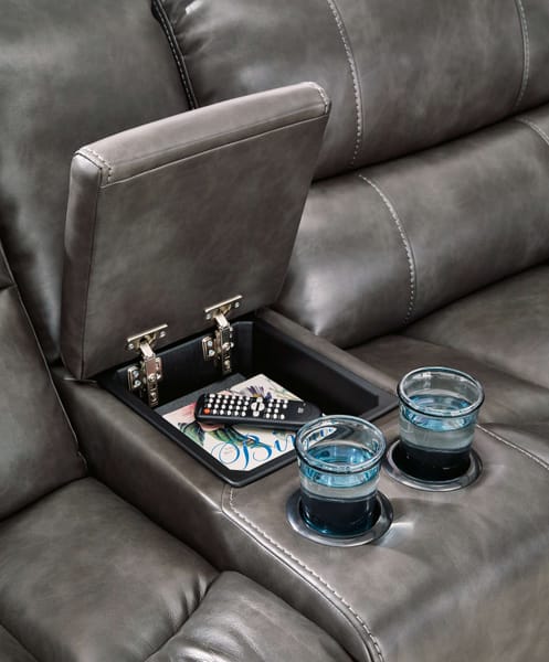 Ashley Living Room Power Reclining Sectional 66702-58-57-62