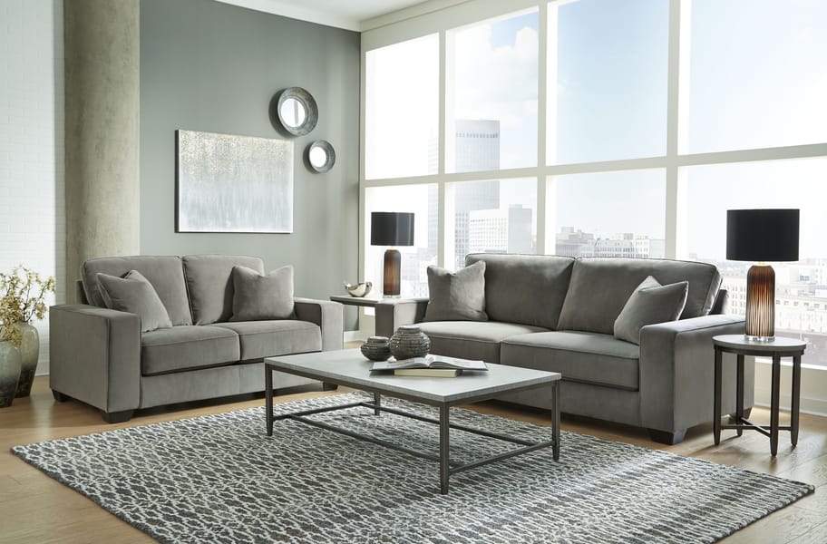 Ashley Living Room 2 Piece Sofa and Loveseat 67703-38-35