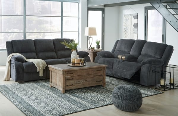 Ashley Living Room 3 Piece Reclining Living Room Set 76504-88-94-25