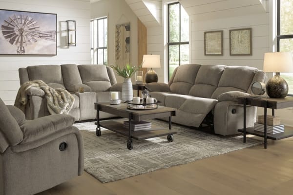 Ashley Living Room 3 Piece Reclining Living Room Set 76505-88-94-25