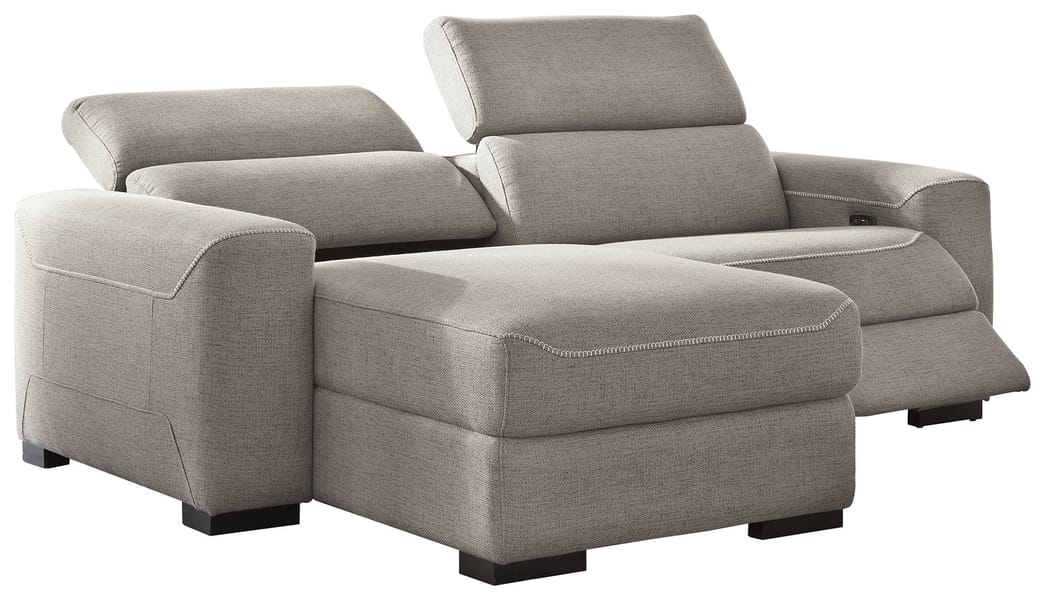 Ashley Living Room Right Arm Facing Power Recliner 2 Pc Sectional 77005-62-79