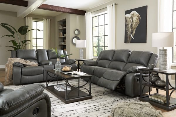 Ashley Living Room 3 Piece Reclining Living Room Set 77103-88-94-25