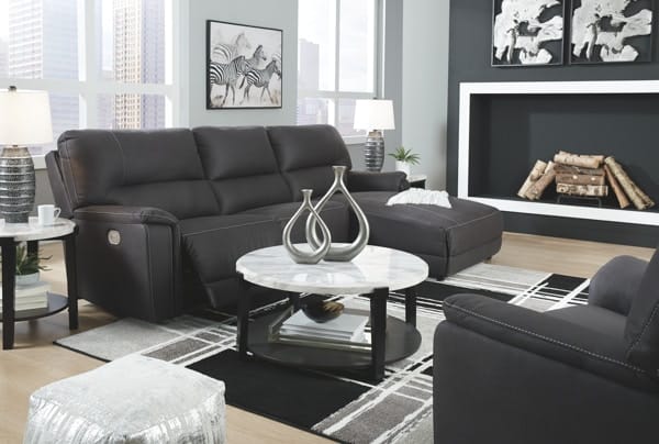 Ashley Living Room Power Reclining Sectional 78606-58-46-97