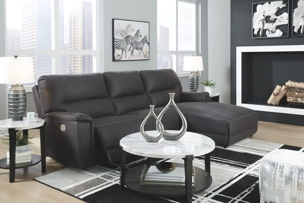 Ashley Living Room Power Reclining Sectional 78606-58-46-97