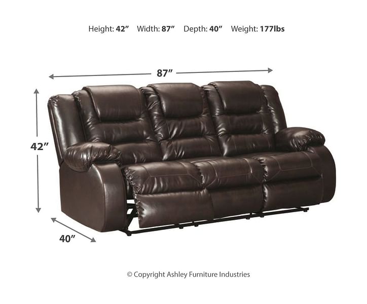 Ashley Living Room 3 Piece Reclining Living Room Set 79307-88-94-25