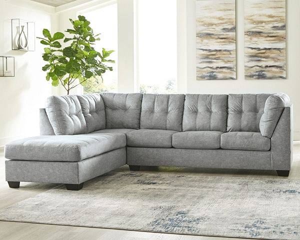 Jayceon steel right chaise sectional by store ashley furniture