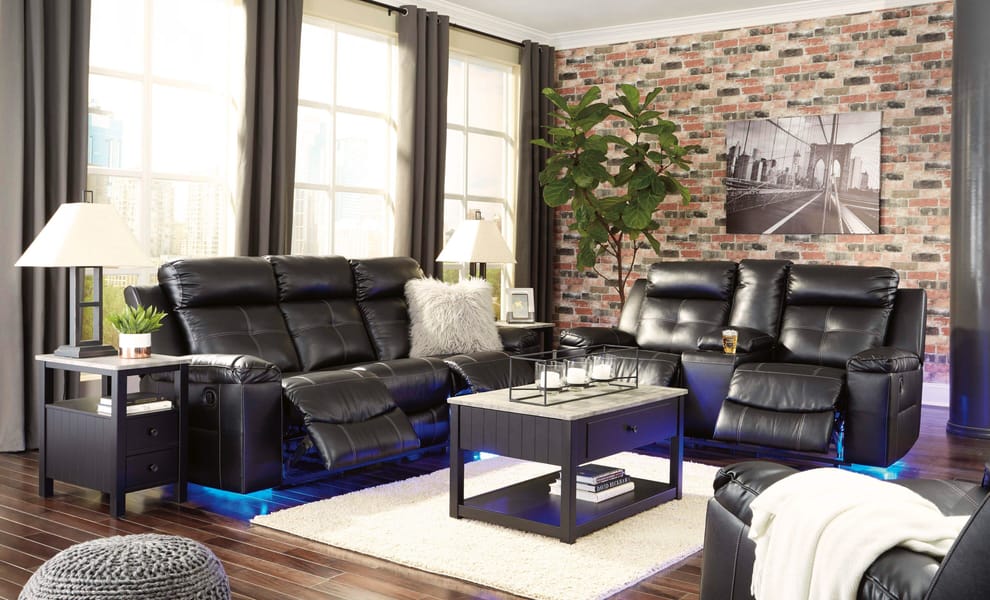 Ashley Living Room 3 Piece Power Reclining Living Room Set 82105-88-94-25