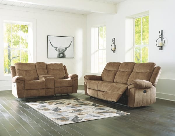 Ashley Living Room 3 Piece Reclining Living Room Set 82304-89-94-25