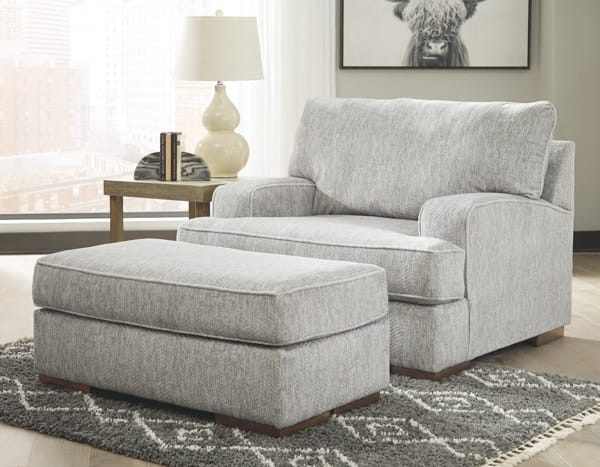 Ashley Living Room Chair and a Half with Ottoman 84604-23-14