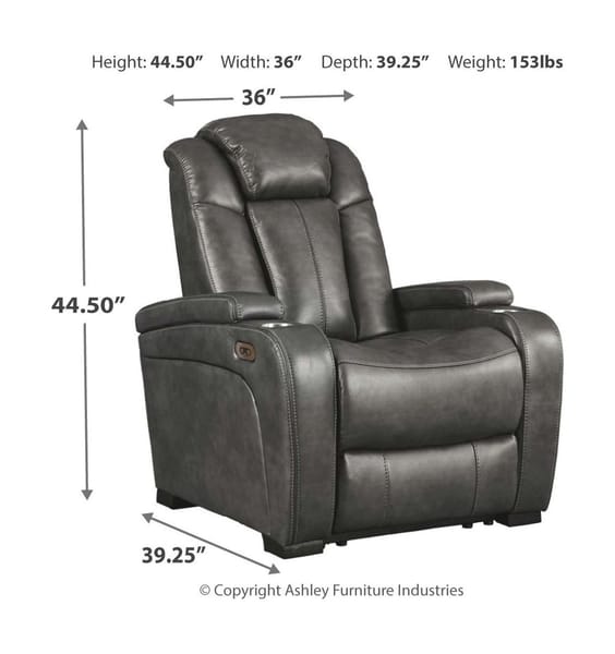 Ashley Living Room 3 Piece Power Reclining Living Room Set 85001-15-18-13